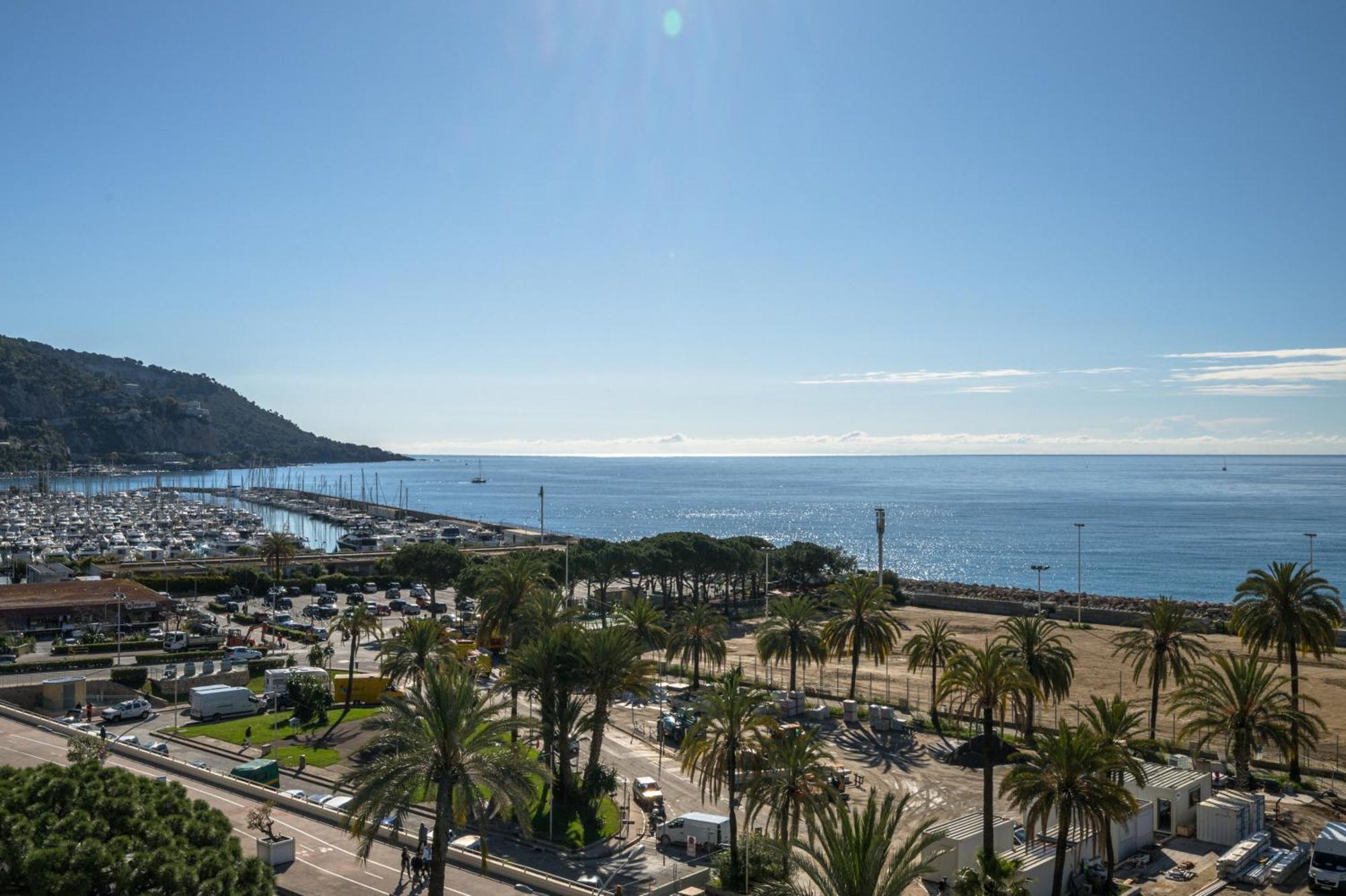 Le Rocamare - Piscine Toit Terrasse - Parking Prive - Terrasse Lägenhet Menton Exteriör bild